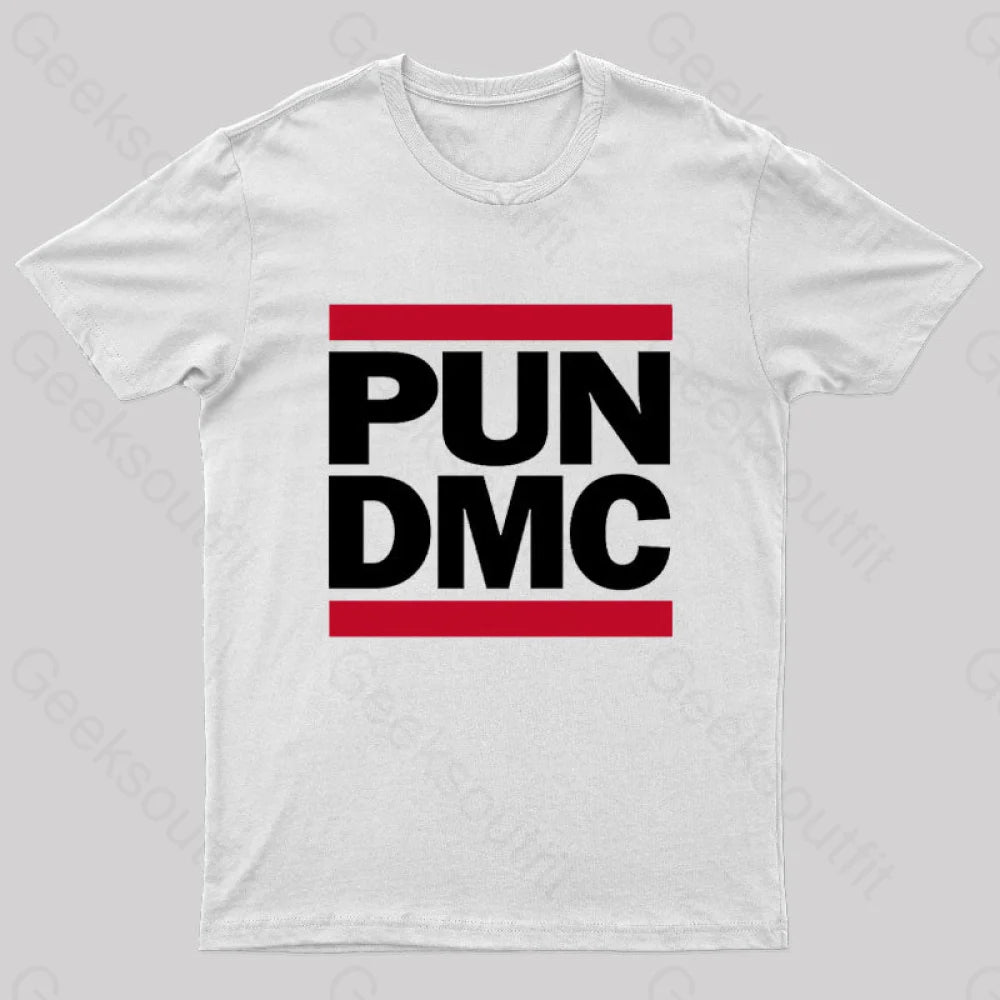 Pun Dmc Geek T-Shirt White / S