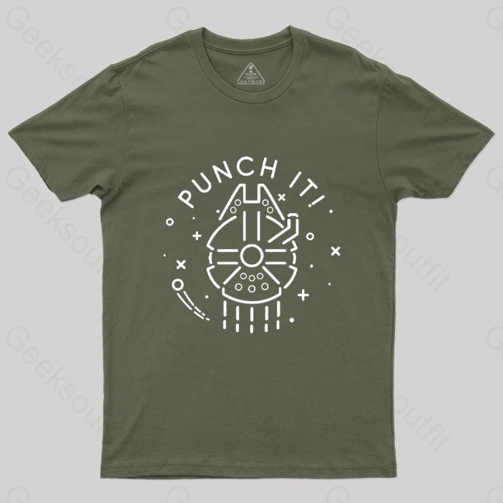 Punch It! T-Shirt Army Green / S