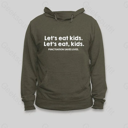 Punctuation Saves Lives Hoodie - Geeksoutfit