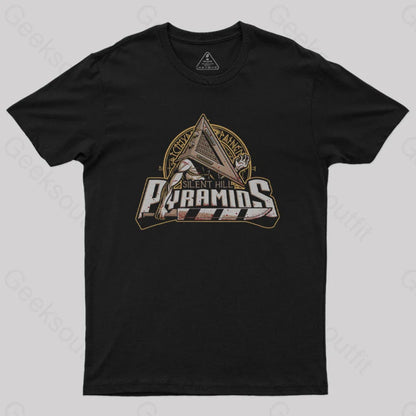 Pyramid Monster Team Geek T-Shirt Black / S