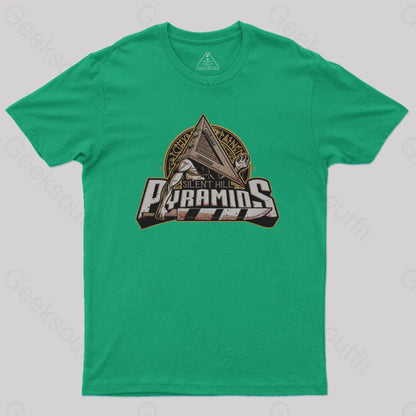 Pyramid Monster Team Geek T-Shirt Green / S