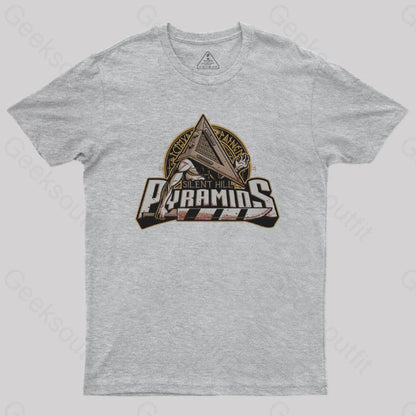 Pyramid Monster Team Geek T-Shirt Grey / S