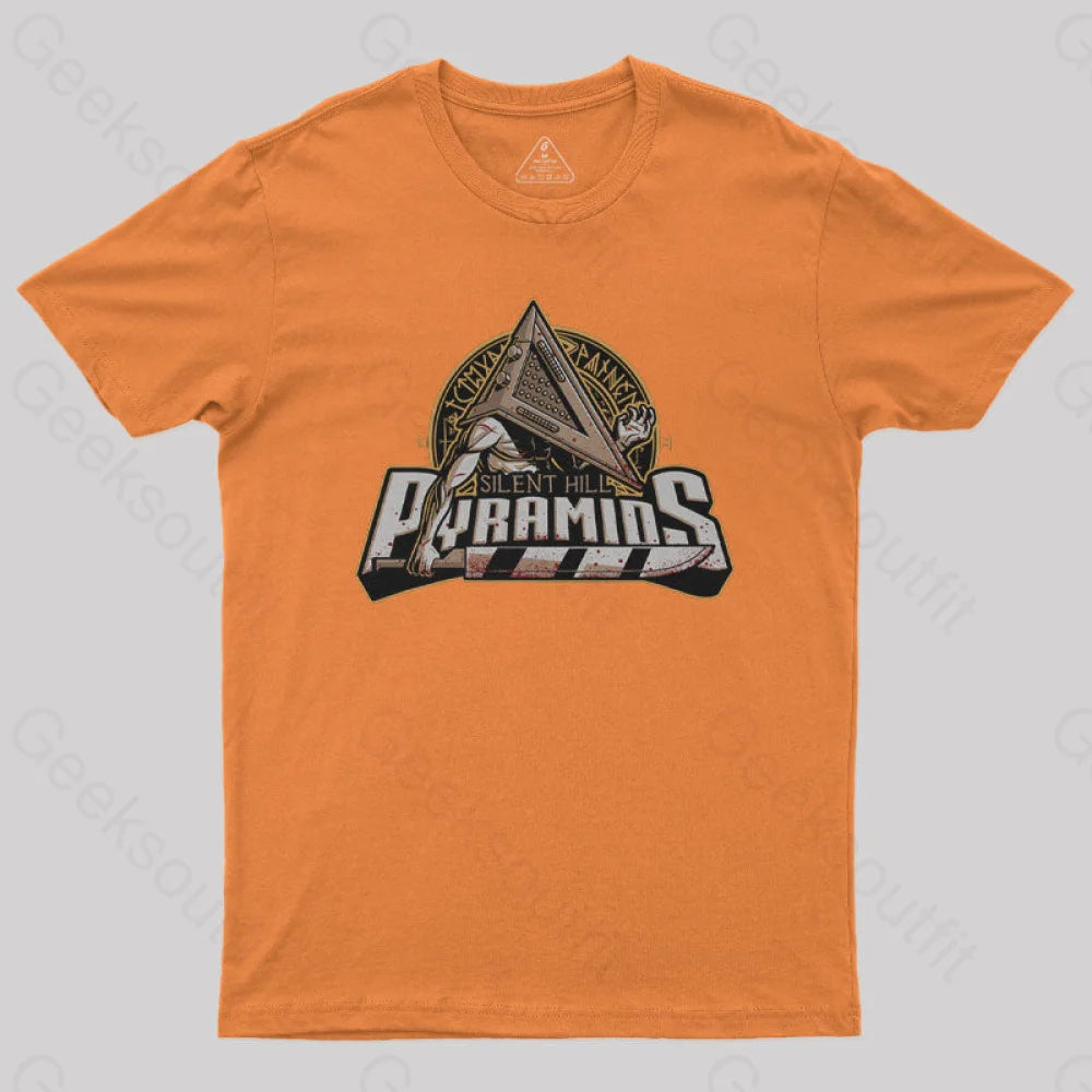 Pyramid Monster Team Geek T-Shirt Orange / S