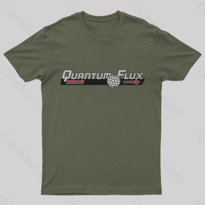 Quantum Flux Drive Nerd T-Shirt Army Green / S