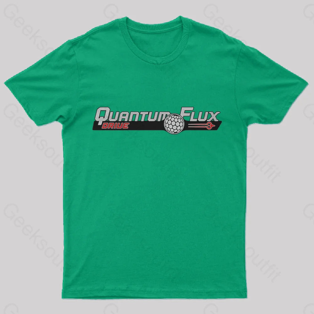 Quantum Flux Drive Nerd T-Shirt Green / S