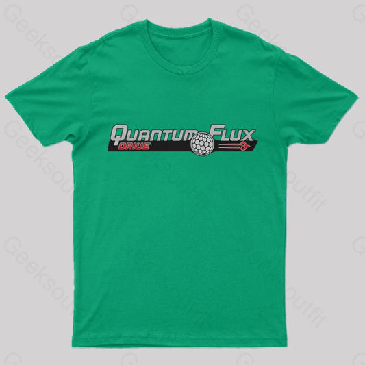 Quantum Flux Drive Nerd T-Shirt Green / S