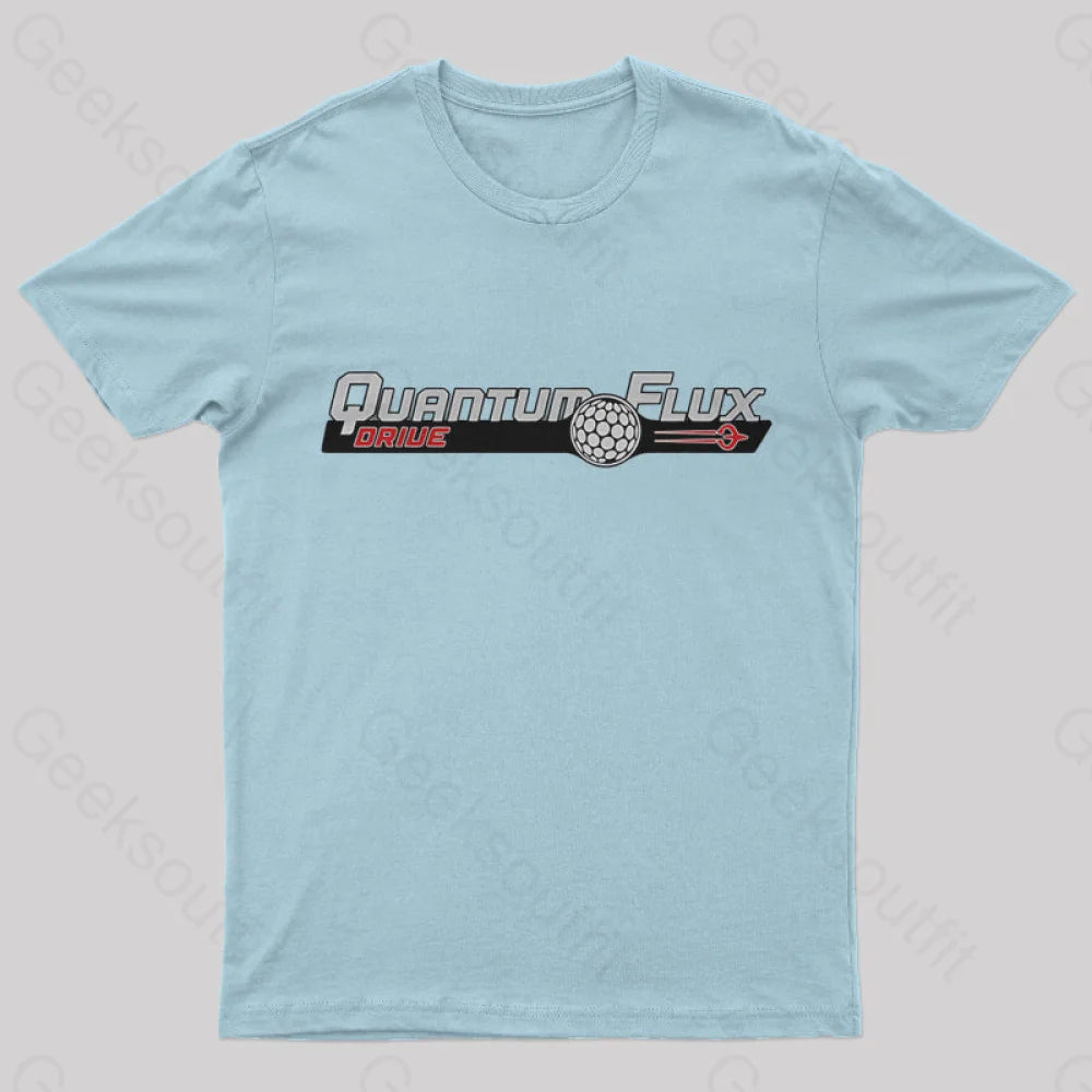 Quantum Flux Drive Nerd T-Shirt Light Blue / S