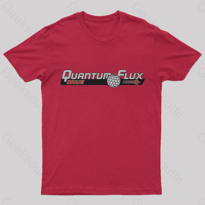 Quantum Flux Drive Nerd T-Shirt Red / S