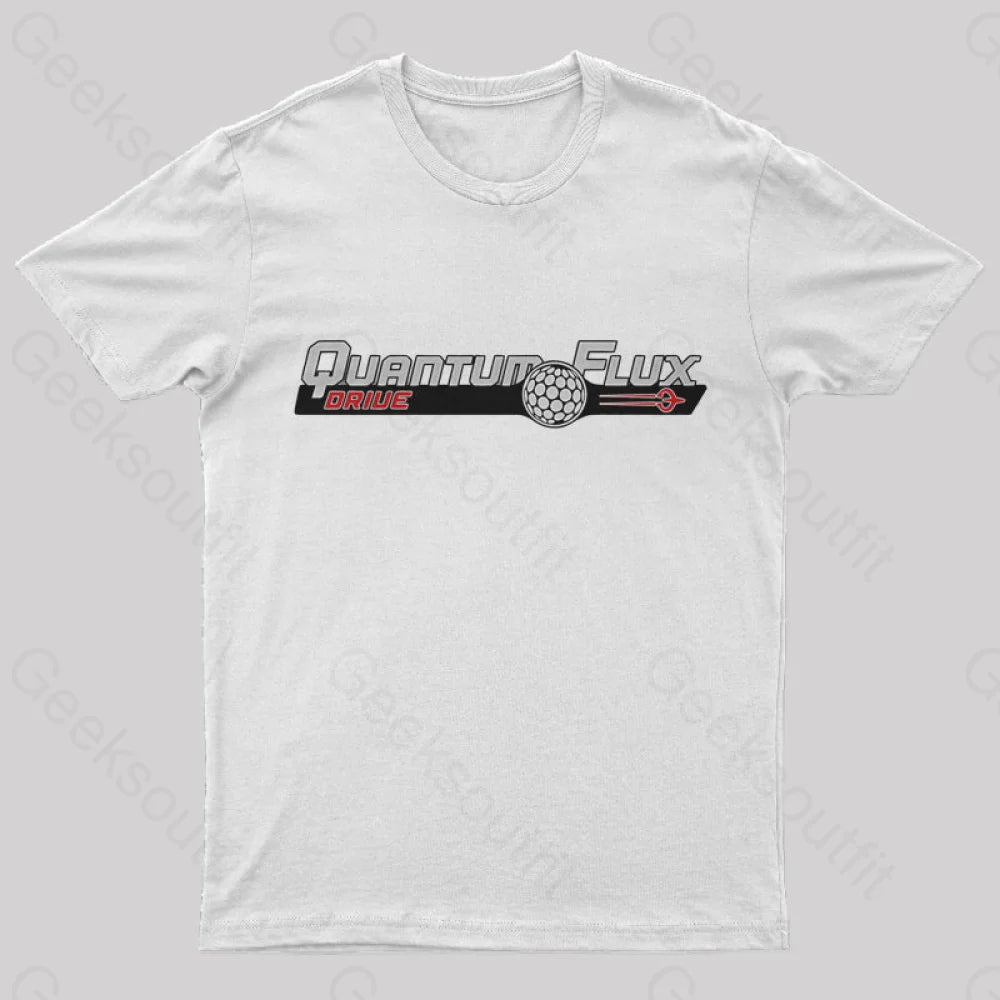 Quantum Flux Drive Nerd T-Shirt White / S