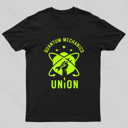 Quantum Mechanics Union T-Shirt Black / S