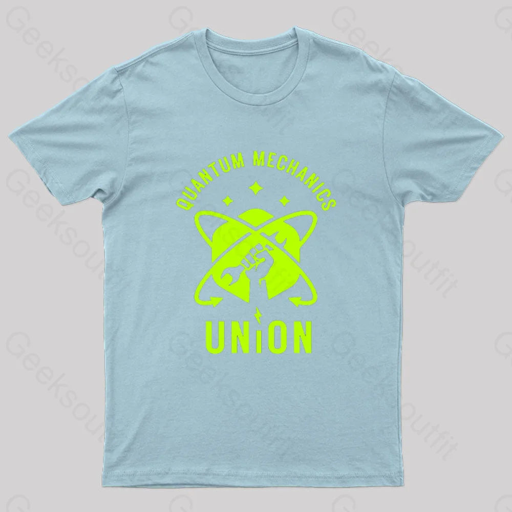 Quantum Mechanics Union T-Shirt Light Blue / S