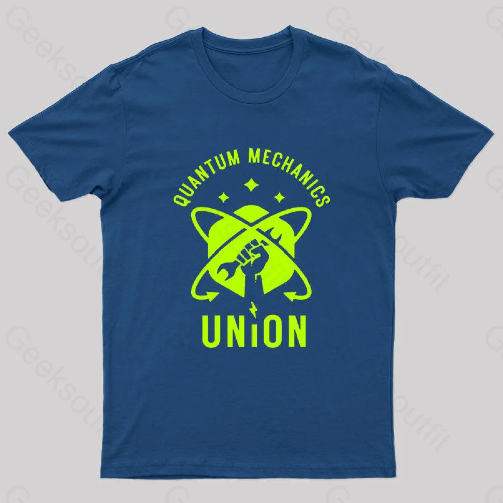 Quantum Mechanics Union T-Shirt Navy / S