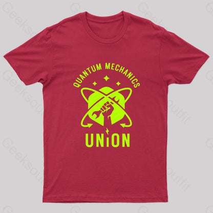 Quantum Mechanics Union T-Shirt Red / S