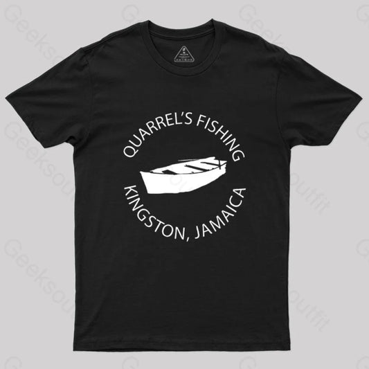 Quarrel’s Fishing T-Shirt Black / S