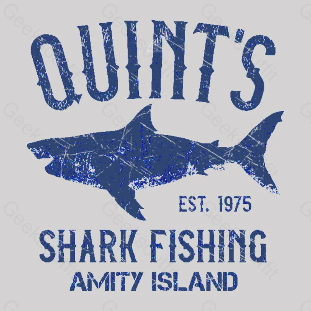 Quint’s Shark Fishing Amity Island Nerd T-Shirt