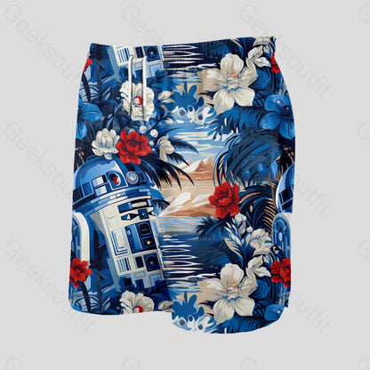 R2-D2 Geeky Drawstring Shorts