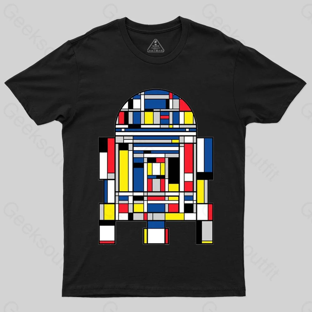 R2D2 Mondrian T-shirt - Geeksoutfit