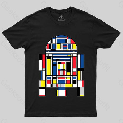 R2D2 Mondrian T-shirt - Geeksoutfit