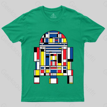 R2D2 Mondrian T-shirt - Geeksoutfit