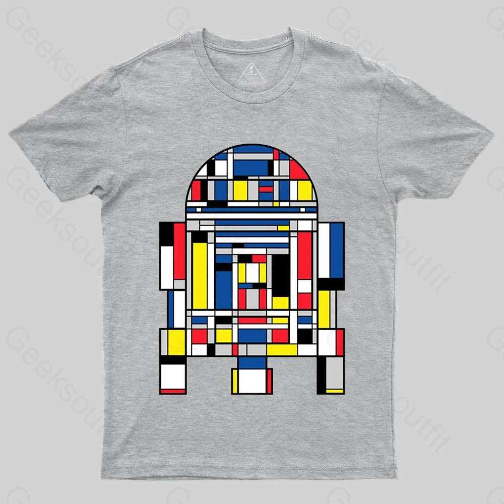 R2D2 Mondrian T-shirt - Geeksoutfit