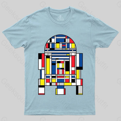 R2D2 Mondrian T-shirt - Geeksoutfit