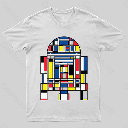 R2D2 Mondrian T-shirt - Geeksoutfit