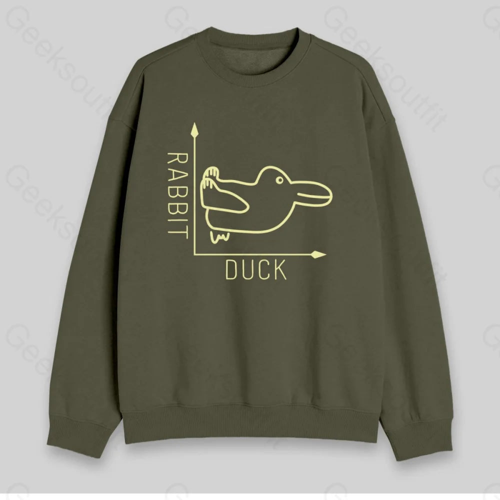 Rabbit or Duck Sweatshirt - Geeksoutfit