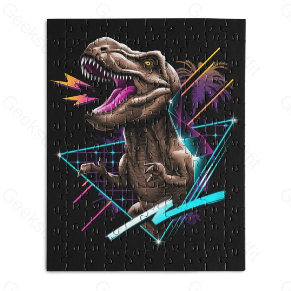 RAD T-REX-Wooden Jigsaw Puzzle - Geeksoutfit