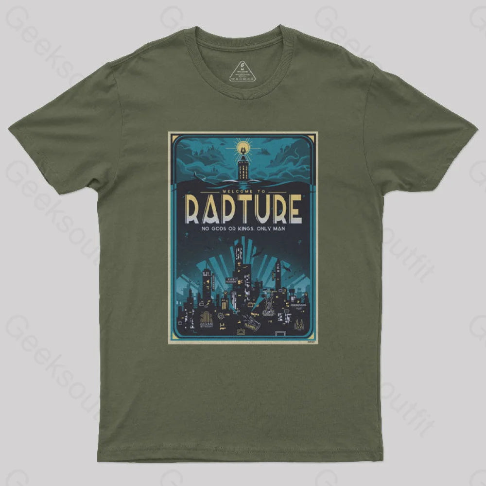 Rapture Geek T-Shirt Army Green / S