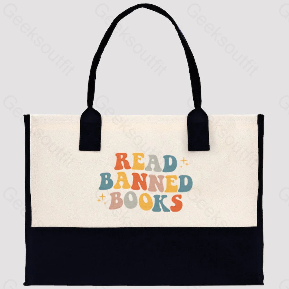 Read Banned Books Cotton Tote Bag