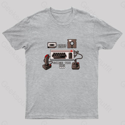 Ready Since The 80S Geek T-Shirt Grey / S