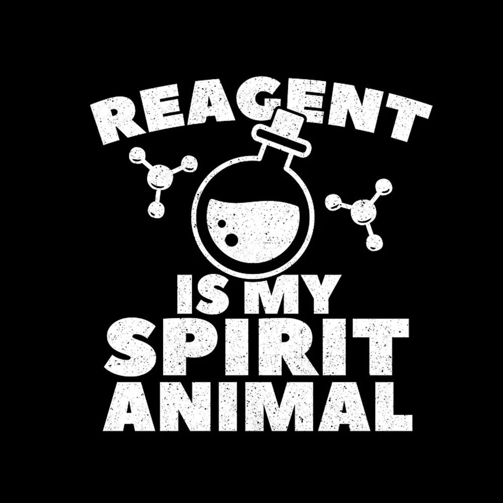 Reagent Is My Spirit Anmial Nerd T-Shirt