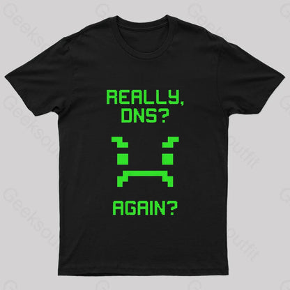 Really Once Again Nerd T-Shirt Black / S