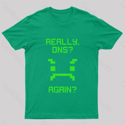 Really Once Again Nerd T-Shirt Green / S