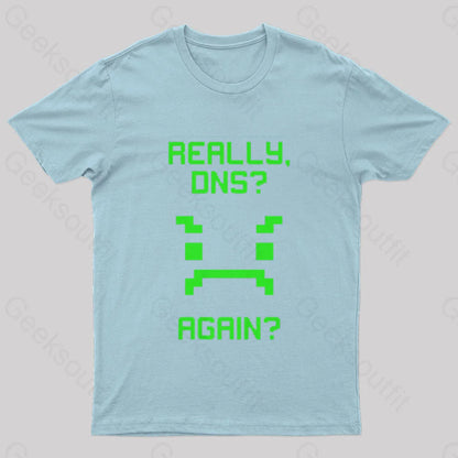 Really Once Again Nerd T-Shirt Light Blue / S