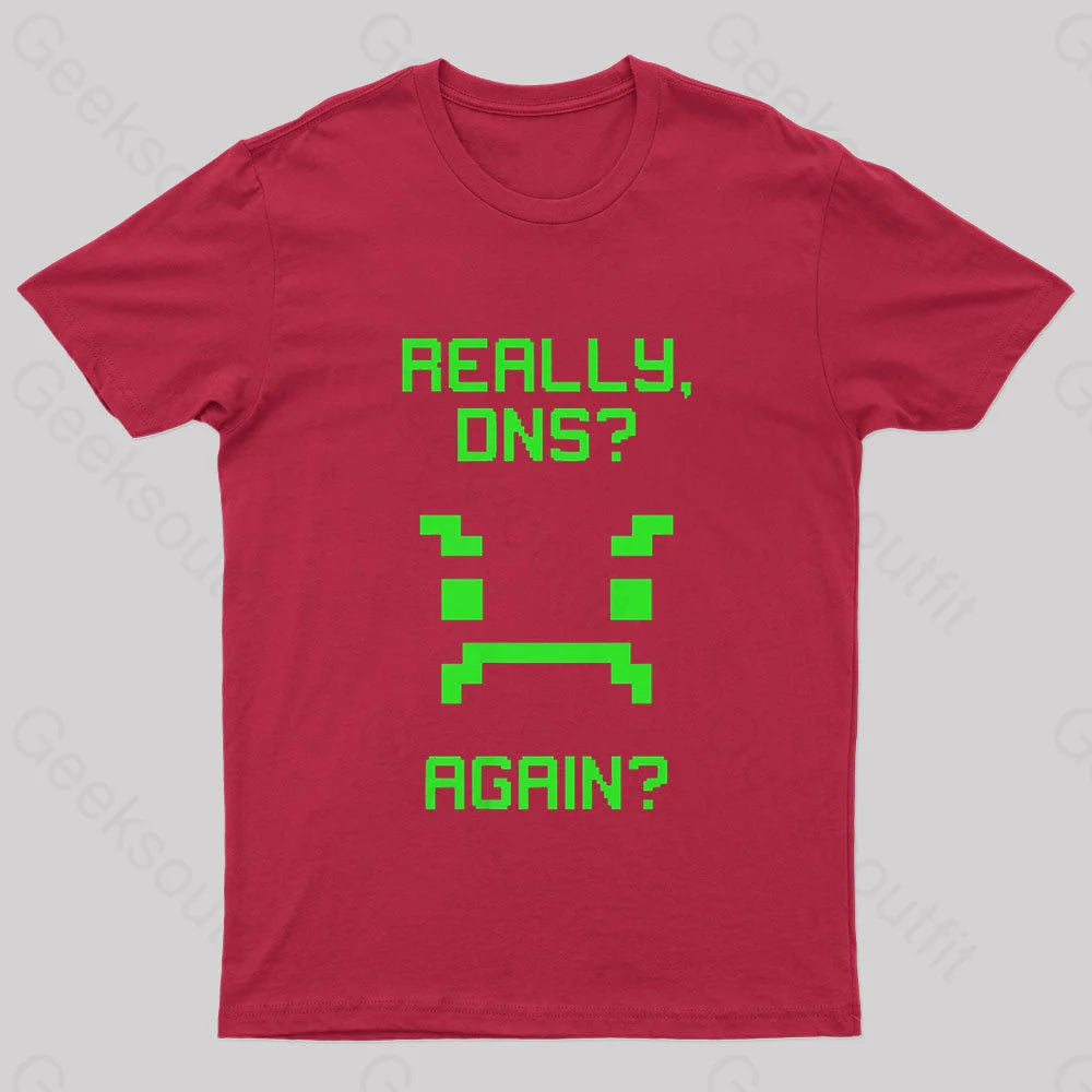 Really Once Again Nerd T-Shirt Red / S