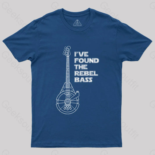 Rebel Bass T-Shirt Navy / S