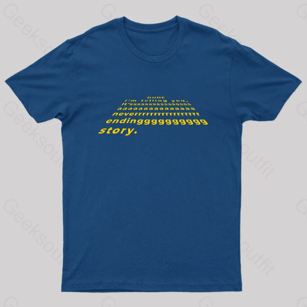 Rebel Dude Geek T-Shirt Navy / S