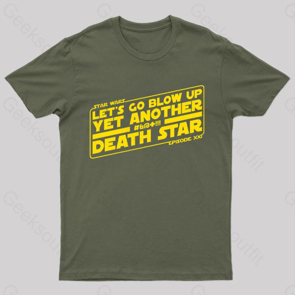 Recycled Wars Geek T-Shirt Army Green / S