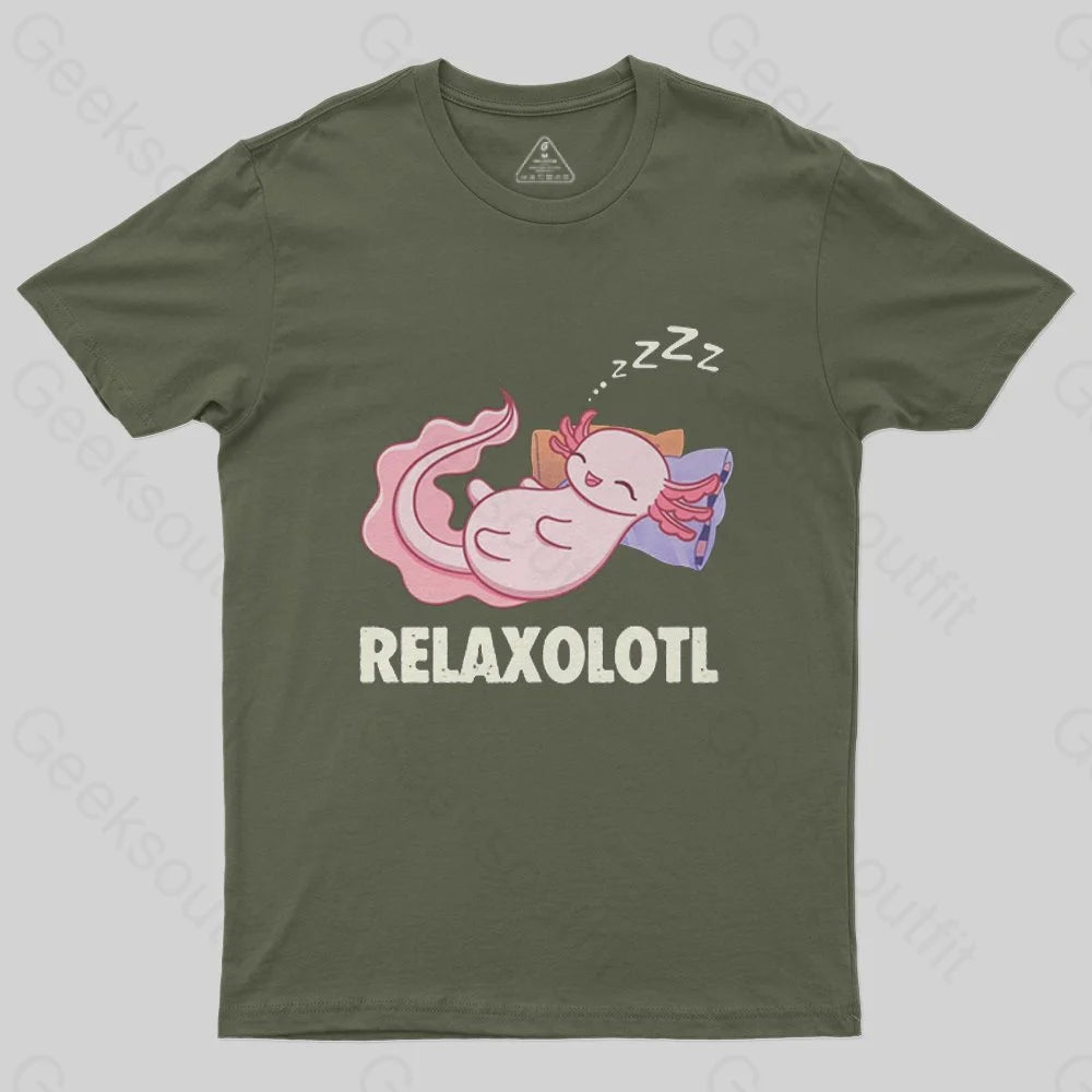 Relaxolotl T-Shirt - Geeksoutfit