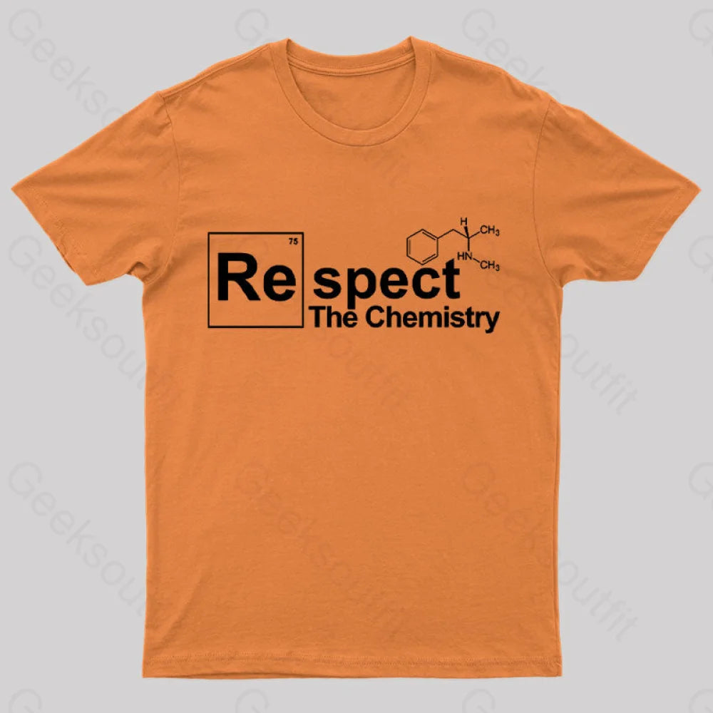 Respect The Chemistry T-Shirt Orange / S