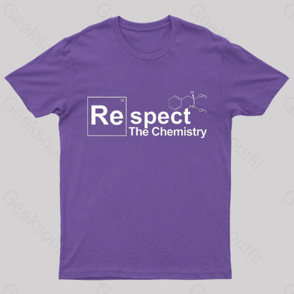 Respect The Chemistry T-Shirt Purple / S