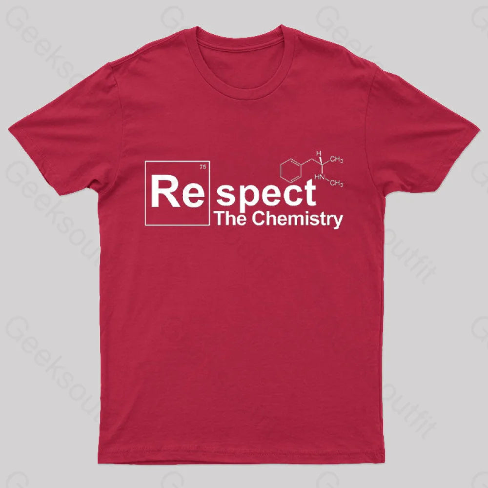 Respect The Chemistry T-Shirt Red / S