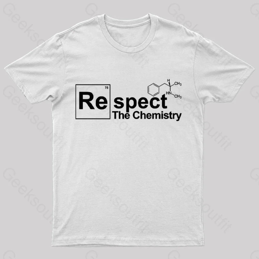 Respect The Chemistry T-Shirt White / S