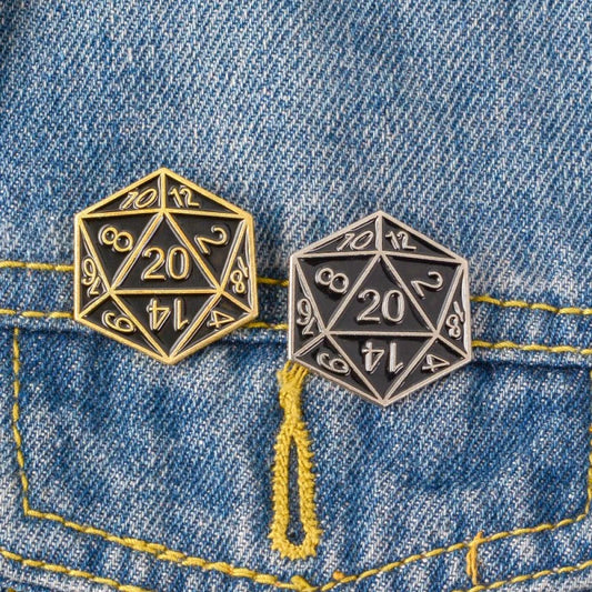 Retro D&D Enamel Pins - Geeksoutfit