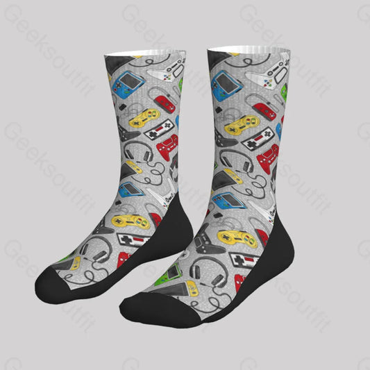 Retro Game Men’s Socks Sks073