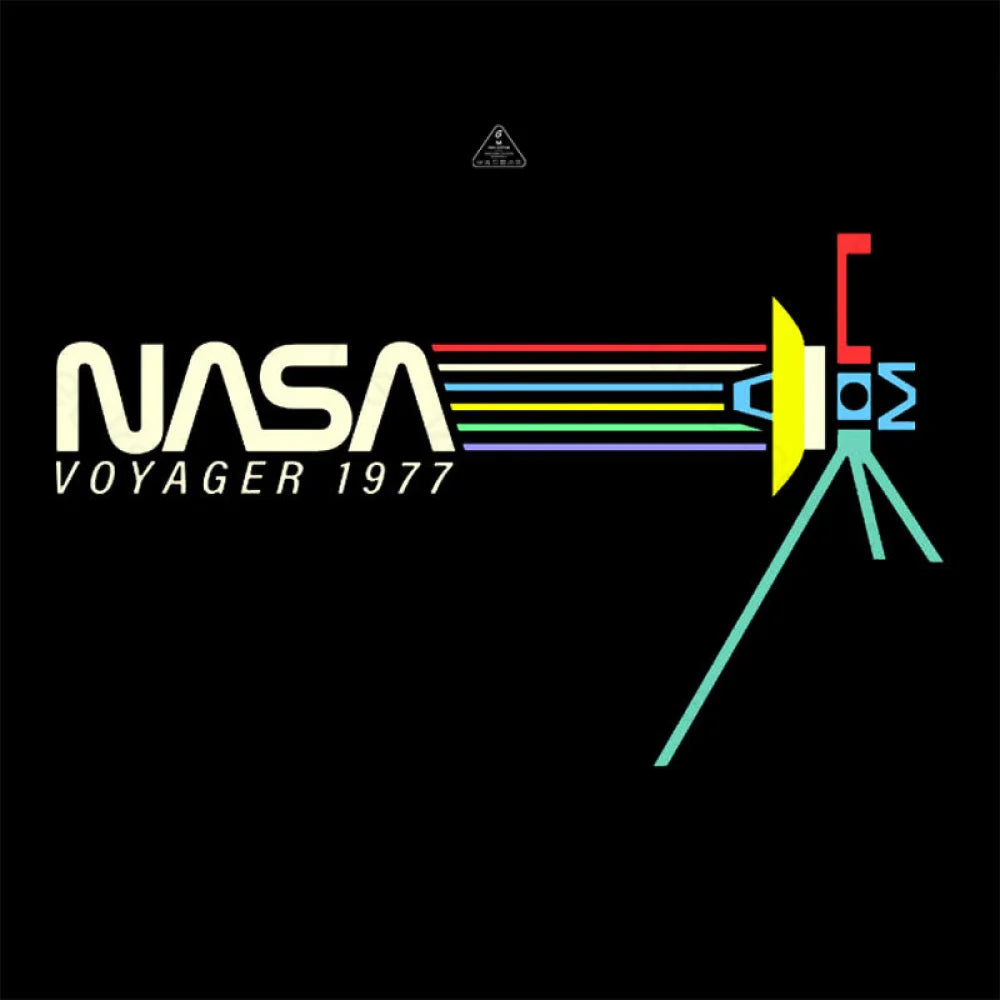 Retro Nasa Voyager Spacecraft T-Shirt