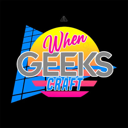 Retro When Geeks Craft T-Shirt