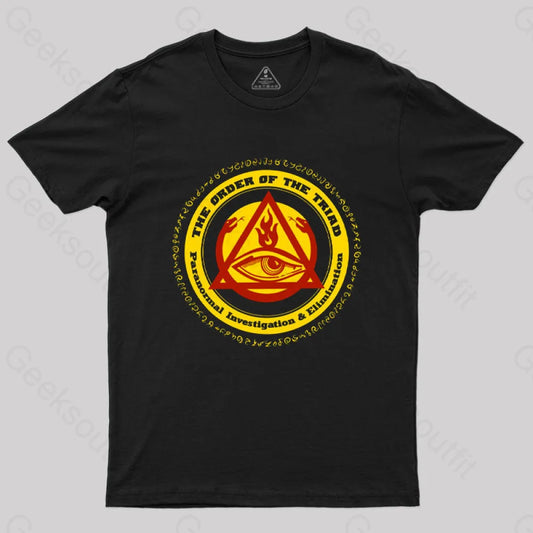 Return Of The Order Triad Pt. 2 T-Shirt Black / S