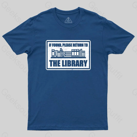 Return to The Library T-shirt - Geeksoutfit